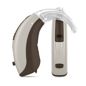 Widex-EVOKE-FM-Double-Summer-gold-Brown-With-hook-Hearing-aid-With-shadow