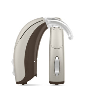 Widex-EVOKE-FP-Double-Summer-gold-Brown-With-hook-Hearing-aid-With-shadow