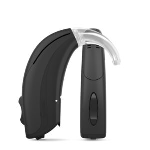 Widex-EVOKE-FP-Double-Tech-black-Black-With-hook-Hearing-aid-With-shadow